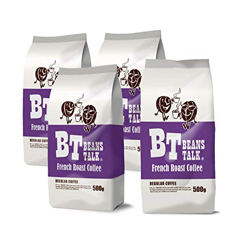 ビーンズトーク フレンチロースト ブレンド 深煎り 2kg (500g4) ( 豆のまま ) コーヒ