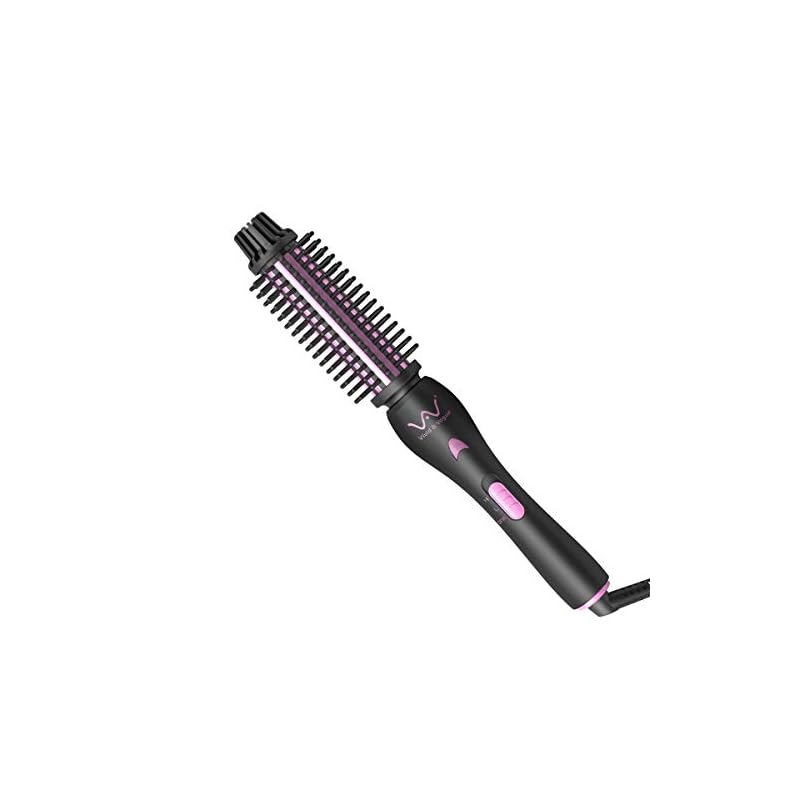 VAV ロールブラシ　ヘアアイロン　カールコテ　ブラシアイロン安全便利　温度調節可能　海外対応