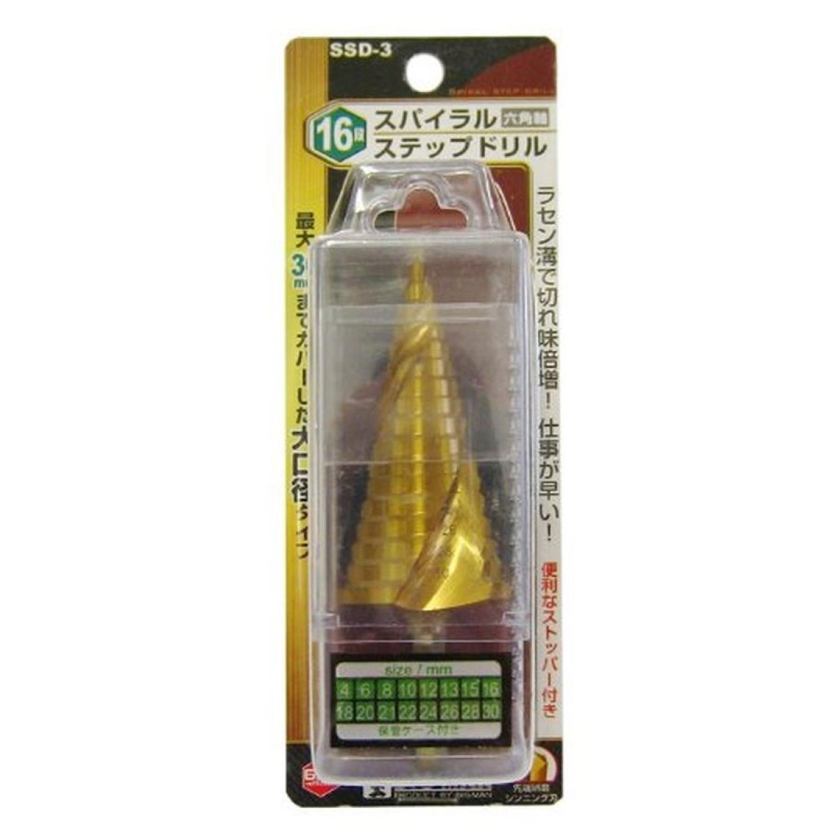 Bigman(ビッグマン) スパイラルステップドリル16段 SSD-3