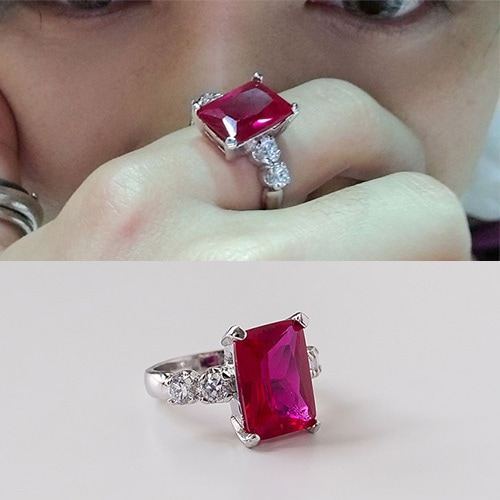 [UNISEX] BTS/防弾少年団/Jimin/ジミン st. ビッグキュービックリング/指輪