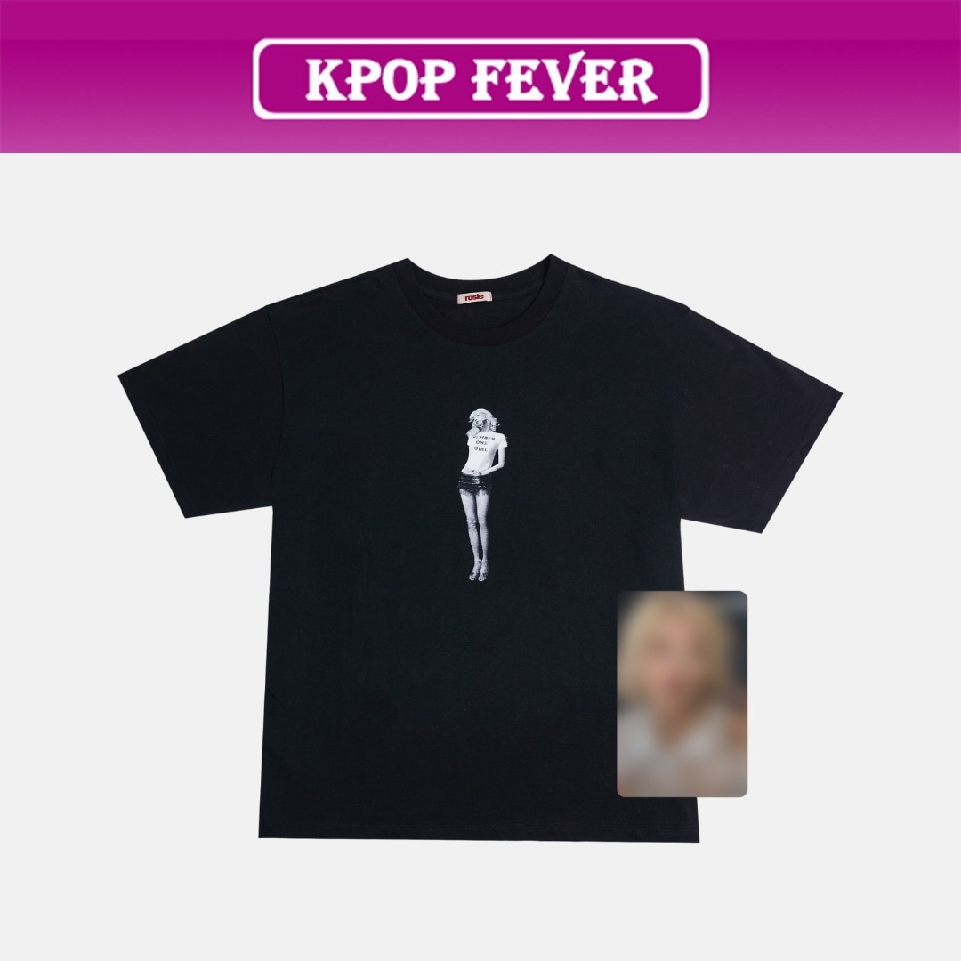 [online特典] BLACKPINK ROSE MD - ROSIE TOKYO POP UP / BLACK T-SHIRT