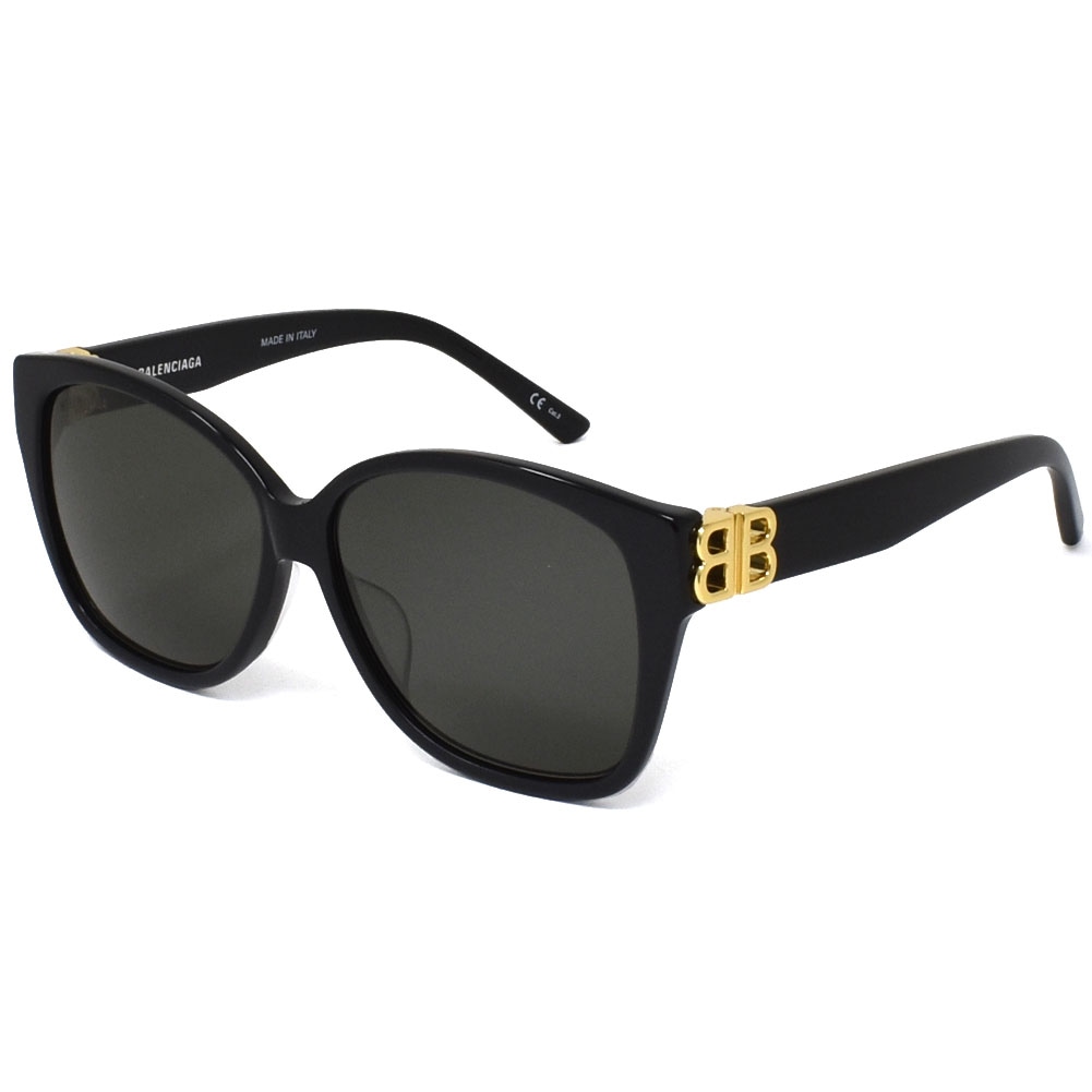 バレンシアガ サングラス メンズ レディース BALENCIAGA Sunglasses アジアンフィット BB0135SA-001