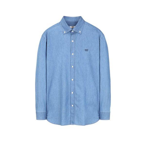 [26SS] ブルーデニムコットンセミオーバーフィットシャツ (DMSH6A103B2)