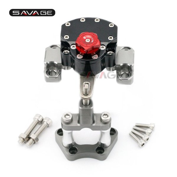 ステアリングダンパー マウントブラケット付き オートバイ 調節可能 スタビライザー