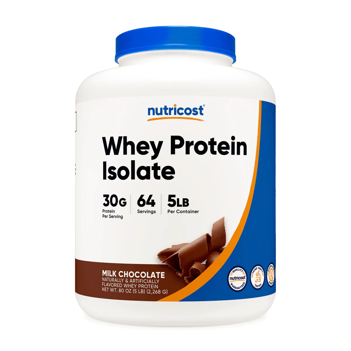 [USA] Nutricost ニュートリコスト Whey Protein Isolate Powder Chocolate (5 LB)