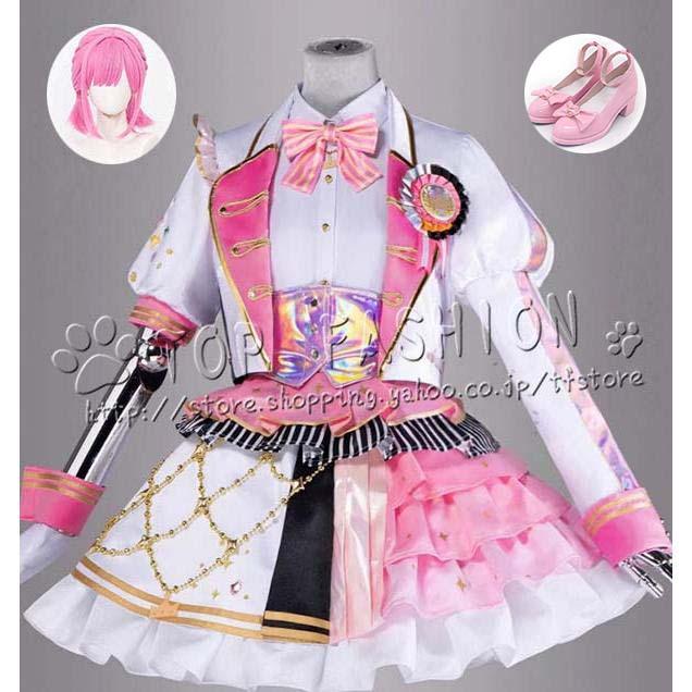 プロジェクトセカイ カラフルステージ feat. 鳳えむ 5th Anniversary 感謝祭 コスプレ衣装 ウィッグ 靴 cosplay コスチューム ハロウィン クリスマス150