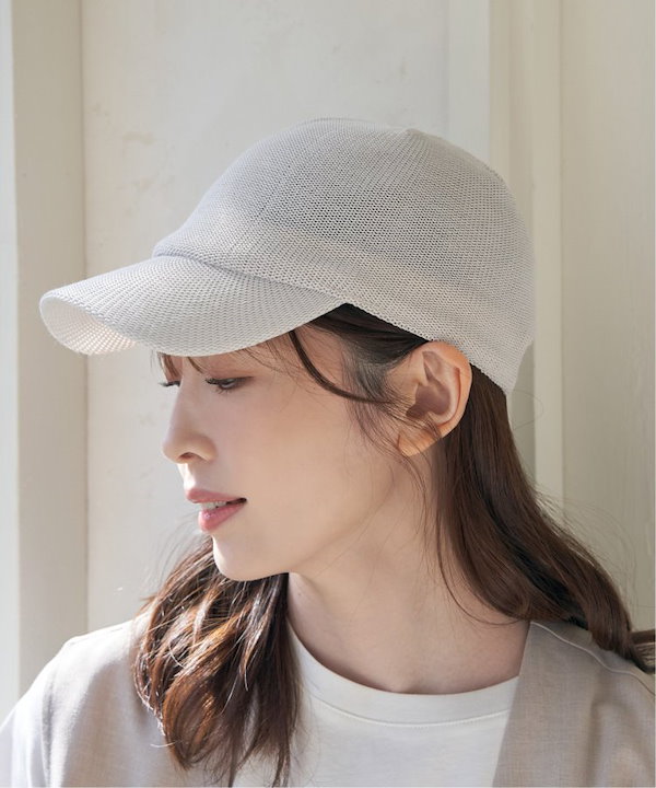 帽子 isecai BLACKPINK リサ着用☆ITZAVIBE☆IZV SATIN LOGO MESH CAP