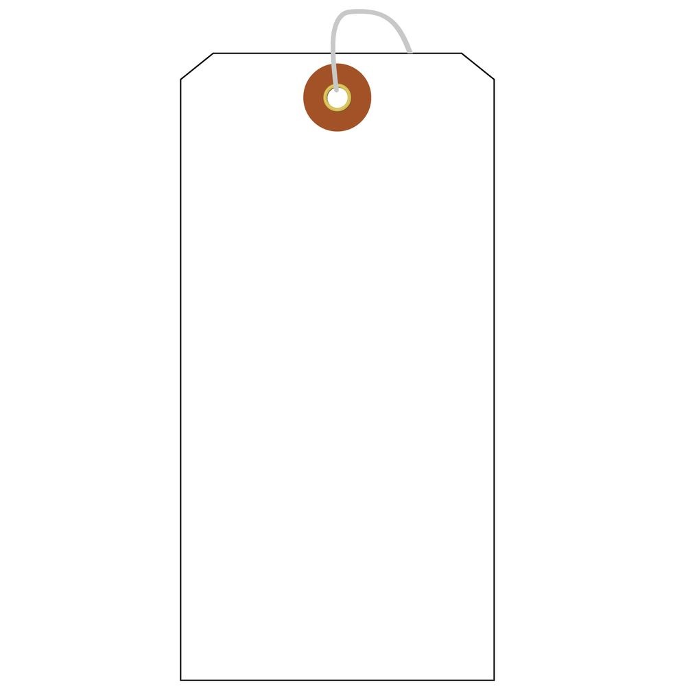 ササガワ 針金付きユポ耐水荷札 大 1000枚入（50枚帯x20束） 25-1230