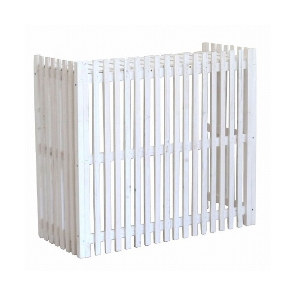 住まいスタイル 縦格子 モダン 室外機カバー モダコ 幅92.5cm ホワイト AC-M925WHT メーカー直送