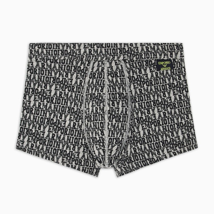 ALL OVER BOLD LOGO ボクサーパンツ [グレーメランジ/ブラック]【112074-3F508-03348】