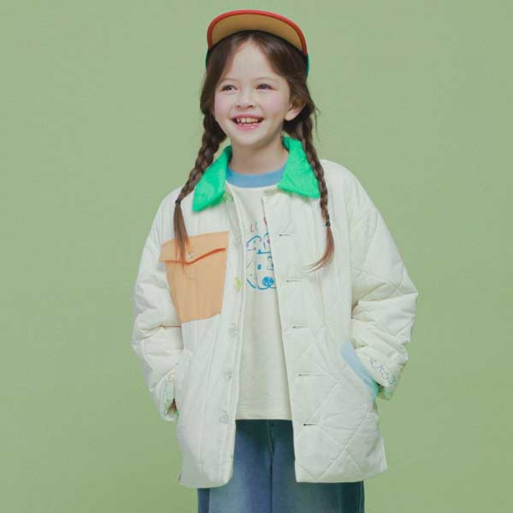 アイラブジェイ M.オレンジポイントキルティングジャケット JVSOU41 9,534円