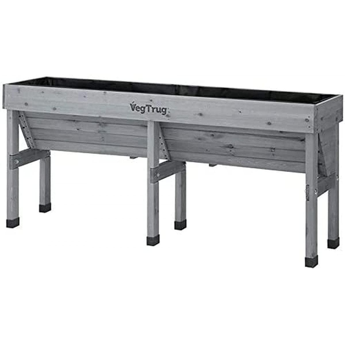 タカショー Takasho ホームベジトラグ ウォールハガー L グレイウォッシュ L VGT-02F ナチュラル 大型 家庭菜園 V字形状 天然木 庭作り