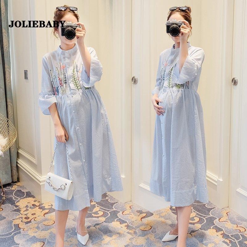 出荷が早い-授乳服 マタニティ 服 シャツワンピース お宮参り 長袖 妊婦服 フォーマル お仕事 通勤 ワンピース 授乳しやすい お食い初め 初節句 ママ