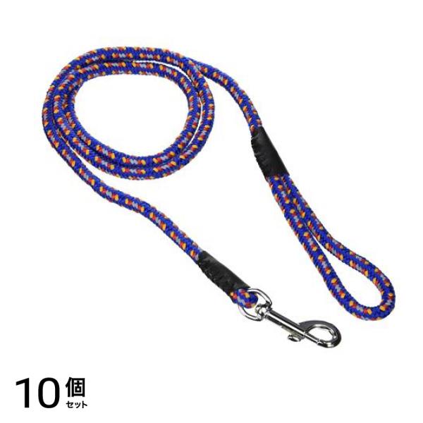 ペティオ ネオンリード φ10mm 小型犬用 ブルー 150cm (W56540) 10個セット