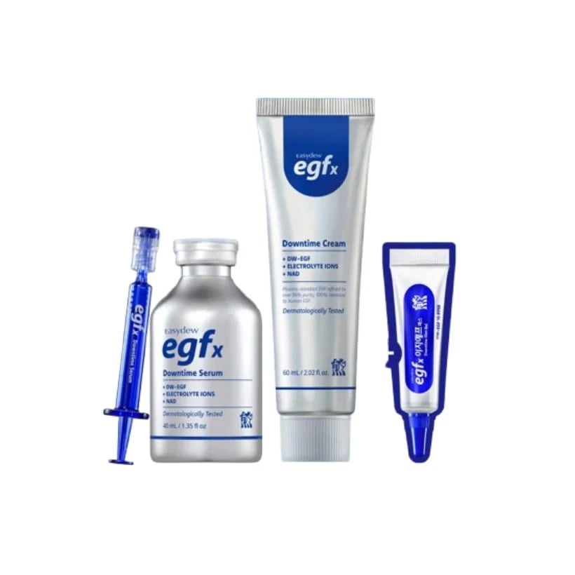 EGFx ダウンタイム 3種キット（セラム 40ml＋クリーム 60ml＋オイントゲル 5ml） #熱感鎮静リペア