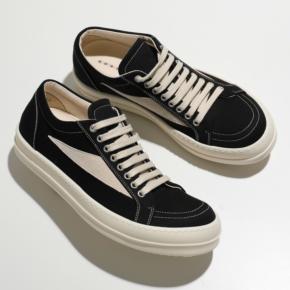 Rick Owens リックオウエンス DRKSHDW ダークシャドウ スニーカー VINTAGE SNEAKS DU02E7803 DOLVS ローカット キャンバス シューズ 靴 911