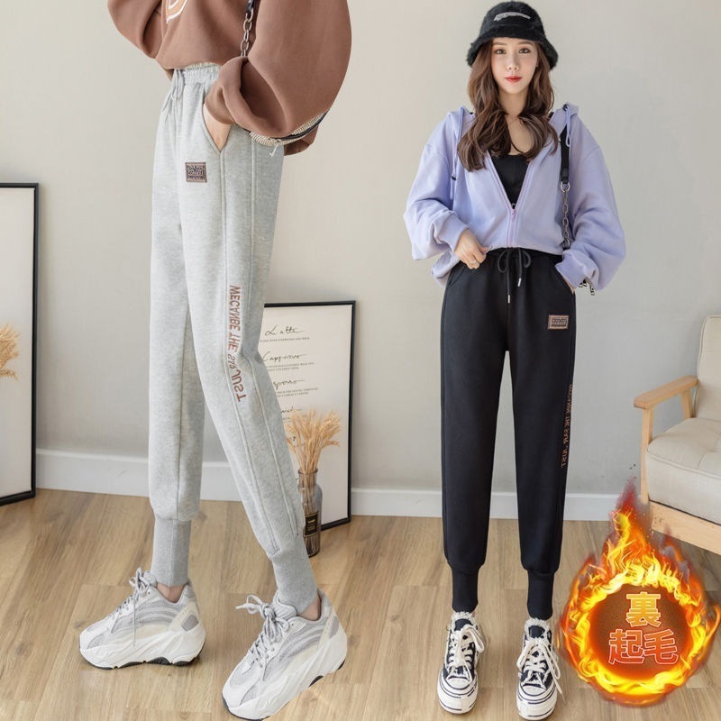 作登場裏起毛スエットパンツレディース秋冬暖かアウトドア防寒スポーツウエアルームパンツ厚ボア付き 4,700円