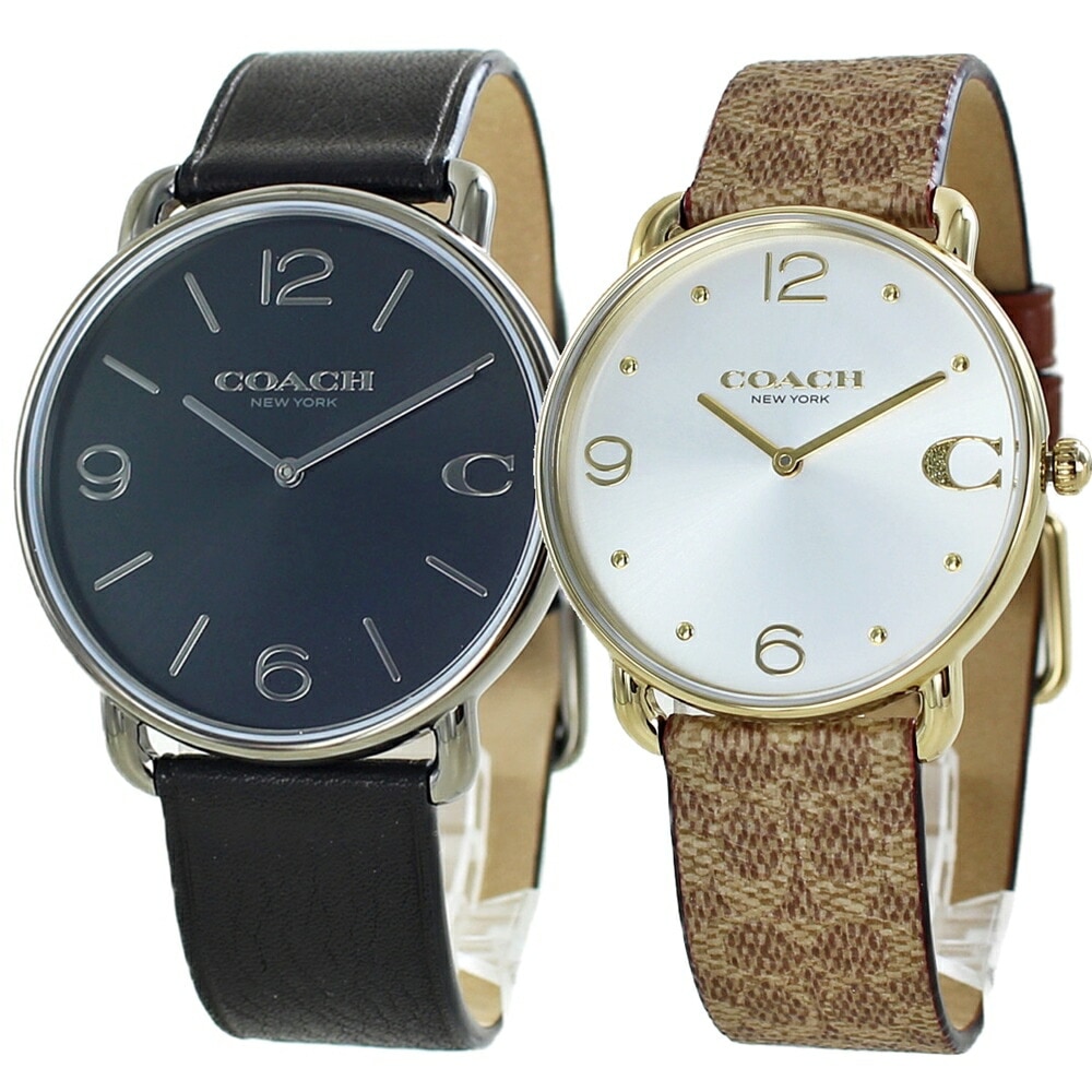 ペアウォッチ コーチ ペア腕時計 カップル 大人 メンズ レディース 革ベルト 夫婦 両親結婚祝い ブランド 時計 シンプル 誕生日 結婚記念日 ペアギフト 1460264514504205