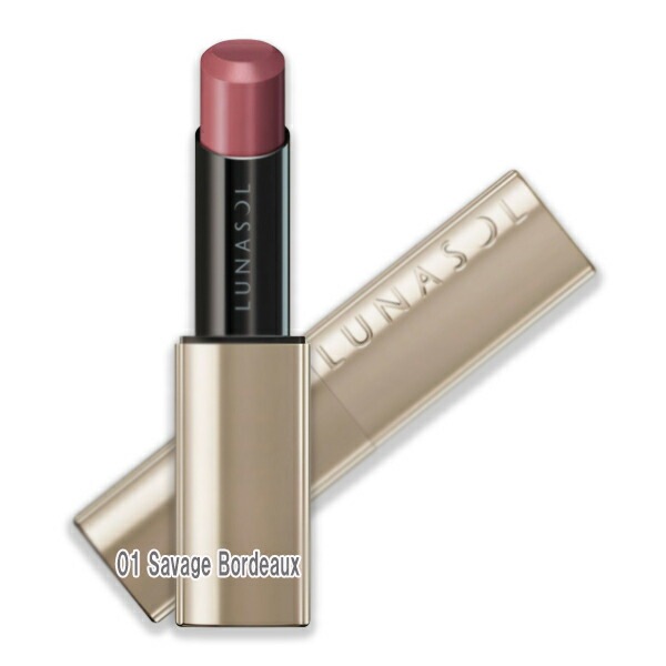 LUNASOL プランプメロウリップスDRY LAND サテン 01 Savage Bordeaux