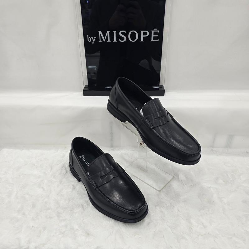 By 男性 クラシック ペニーローファー 122HT319SP201 BLACK 3 JJ