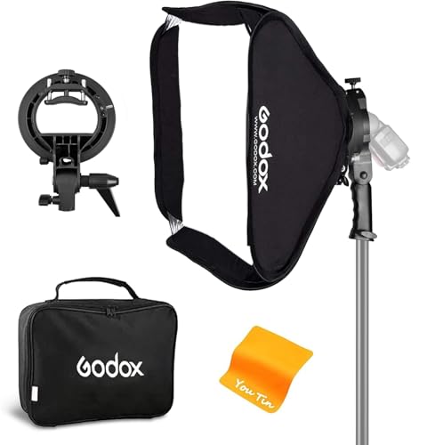 Godox折りたたみ式ソフトボックス60cm x 60cm 24x24インチBowenマウントS型ブ 5,604円