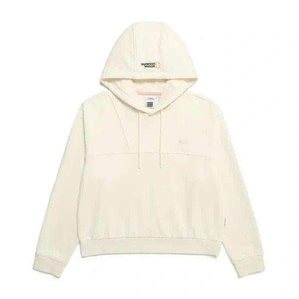 N241WHD060 女性用レプス クロップド セミオーバーフィット フード付きTシャツ_IC_IC