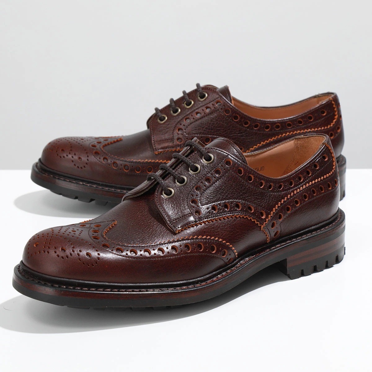 JOSEPH CHEANEY ジョセフチーニー レザーシューズ AVON C エイボン 103985 メンズ コマンドソール KUDUレザー Fワイズ 靴 WHISKEY