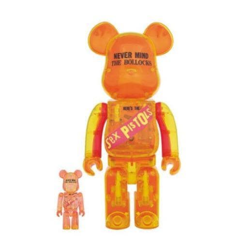 BE@RBRICK Sex Pistols Clear 100%+400%