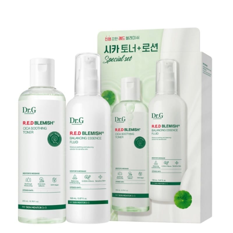 レッド ブレミッシュ シカ トナー 200ml + ローション 150ml セット, 水分鎮静トナーフルード