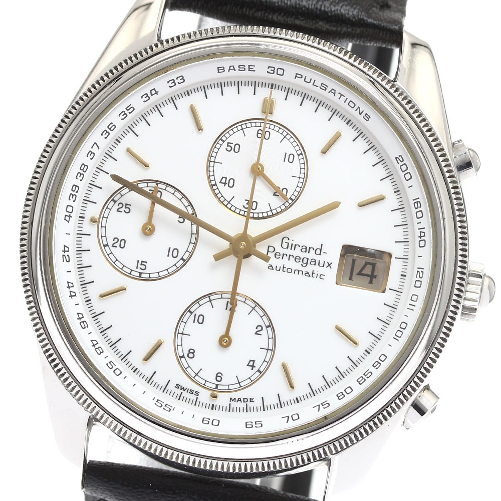 ジラール・ペルゴ GIRARD PERREGAUX 4900 GP4900 クロノグラフ 自動巻き メンズ 保証書付き_906045【中古】