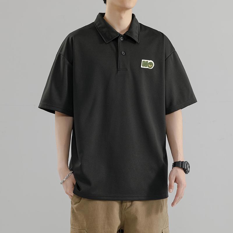 ポロシャツ メンズ アメリカン 冷感 半袖 サマー Tシャツ 半袖 トップス 紳士 シルエット スタイリッシュ 涼しい着心地