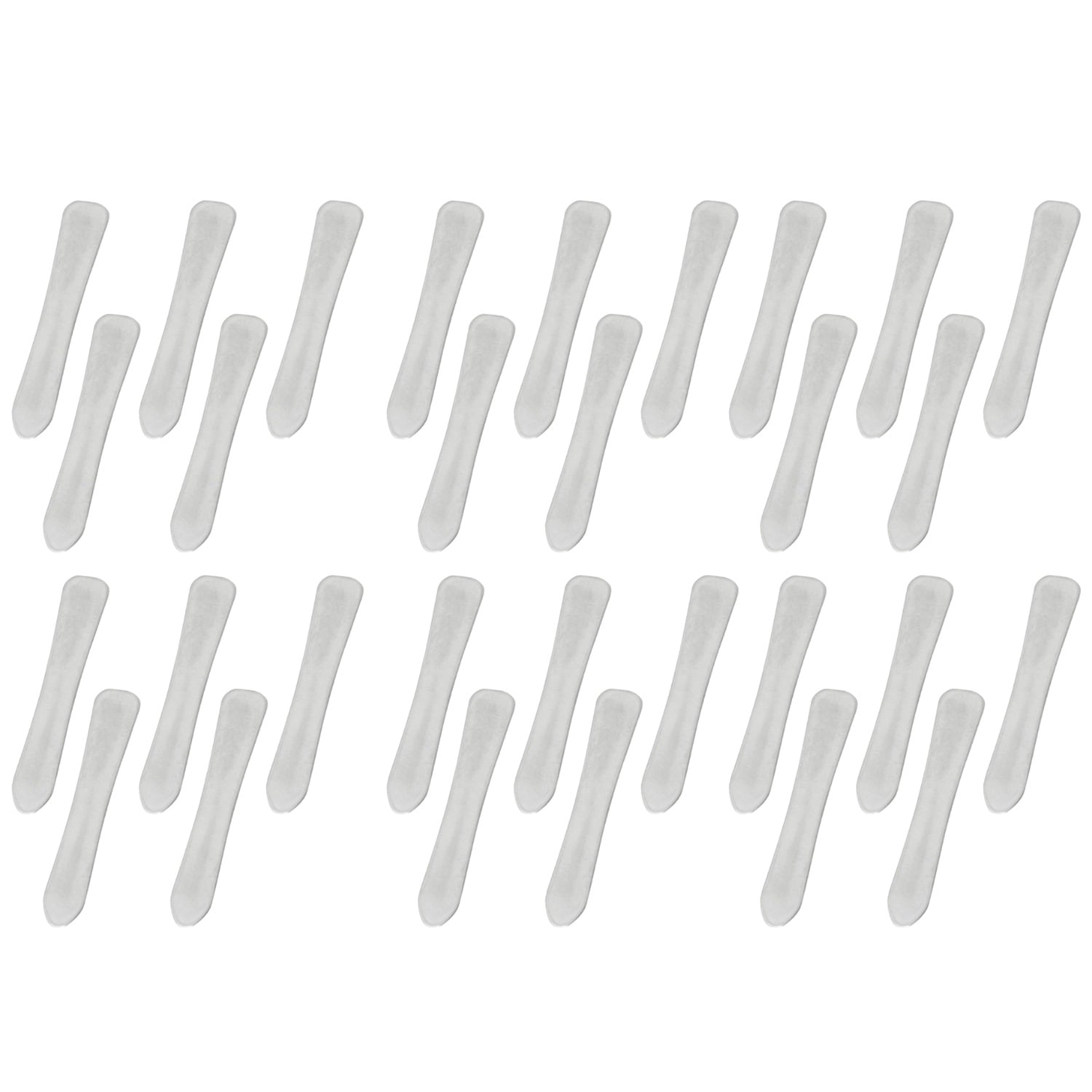 ステンレス スパチュラ 30個セット 約 85mm x 16mm へら ヘラ ミニスパチュラ ミニヘラ 金属 粘土 コスメ コスメ 金属製