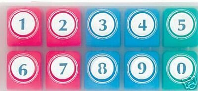 （まとめ買い）ミニクラフトパンチ 数字セット CN12-C 00065958 [x3]