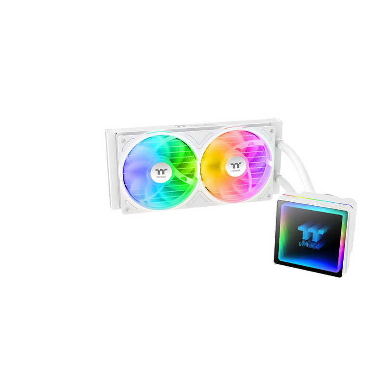 THERMALTAKE　TH240 V3 ARGB Sync Snow All-In-One Liquid Cooler　CL-W467-PL12SW-A