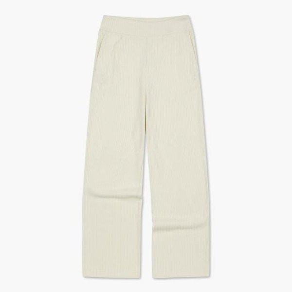 パンツ NQJ QP322OFP91-WYL 女性 コンフィニット ワイド パンツ WHITE YELLOW