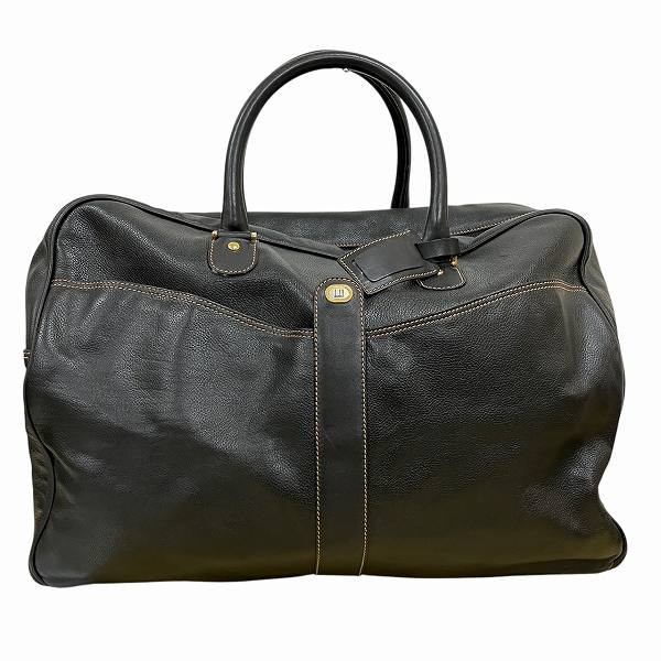 ダンヒル 2WAY ブラック レザー バッグ ボストンバッグ ショルダー