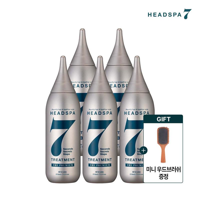 [マニア構成] ザ・プレミアムトリートメント 210ml 5個 + ウッドブラシ贈呈