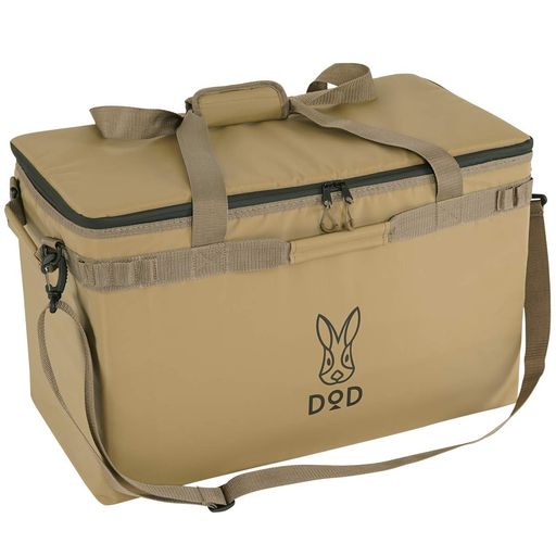 DOD(ディーオーディー) ソフトくらぞう(46) 46L ファミリーサイズ 極厚断熱材 ショルダーベルト 付属 ソフトクーラーバッグ CL5-789-TN タン