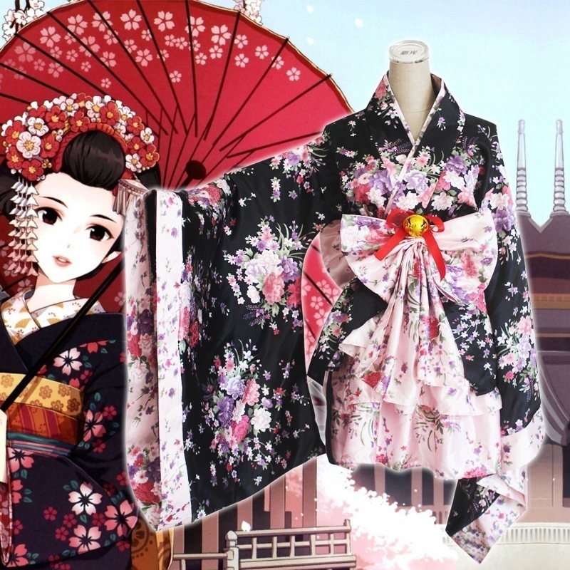 重桜コスプレアニメ衣装にゃんこく着物メイド服ロリータ姫コスプレebay