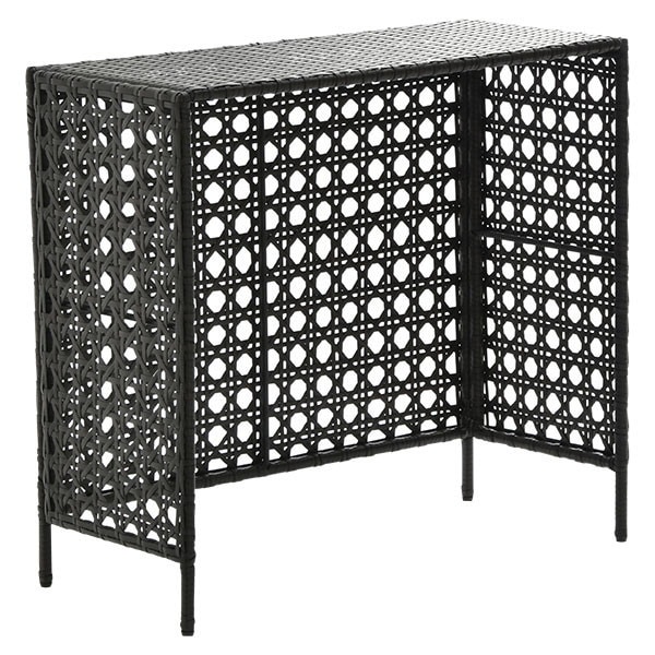 ONGS0081RADBR ラタン調 室外機カバー ダークブラウン メーカー直送