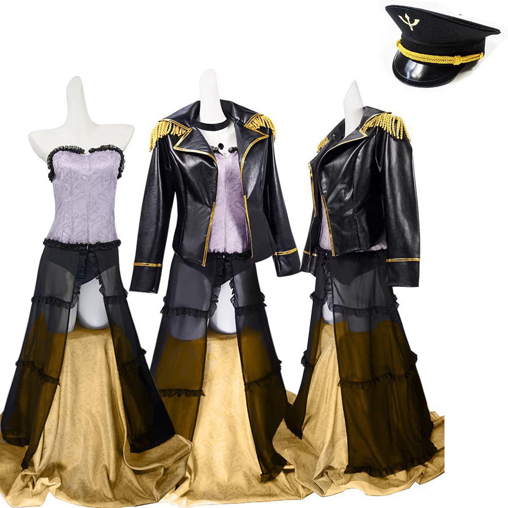 その着せ替え人形は恋をする 黑山梗莱 コスプレコスチューム 変身 仮装 変装 制服 大人用 ブラックロベリア 軍服 ステージ服 舞台 ハロウィン クリスマス イベント
