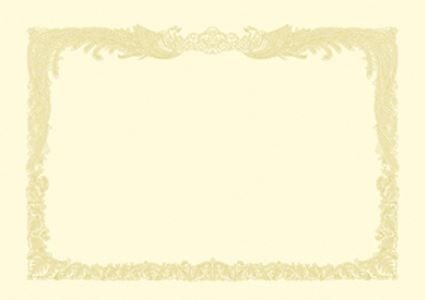 ササガワ OA賞状用紙 クリーム B4縦書 10-1177 00066452