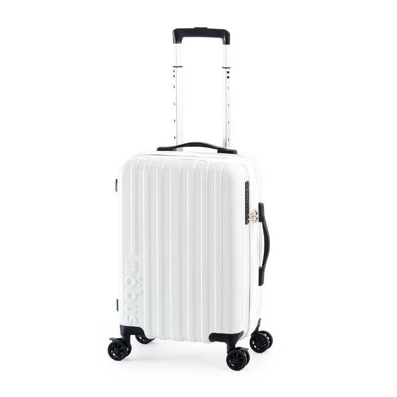 スーツケース ジッパータイプ 宿泊目安：1～3日間 031L 拡張機能搭載 フットストッパータイプ USB充電ポート付属 機内持ち込み可能サイズ mobus アイボリー　MBC-1912-18W