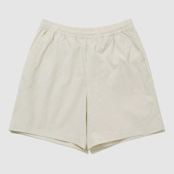 ショートパンツ BQK QR223LHP41-WBG ユニ ストレッチ タスラン 4.5部丈 ショートパンツ / ホワイトベージュ