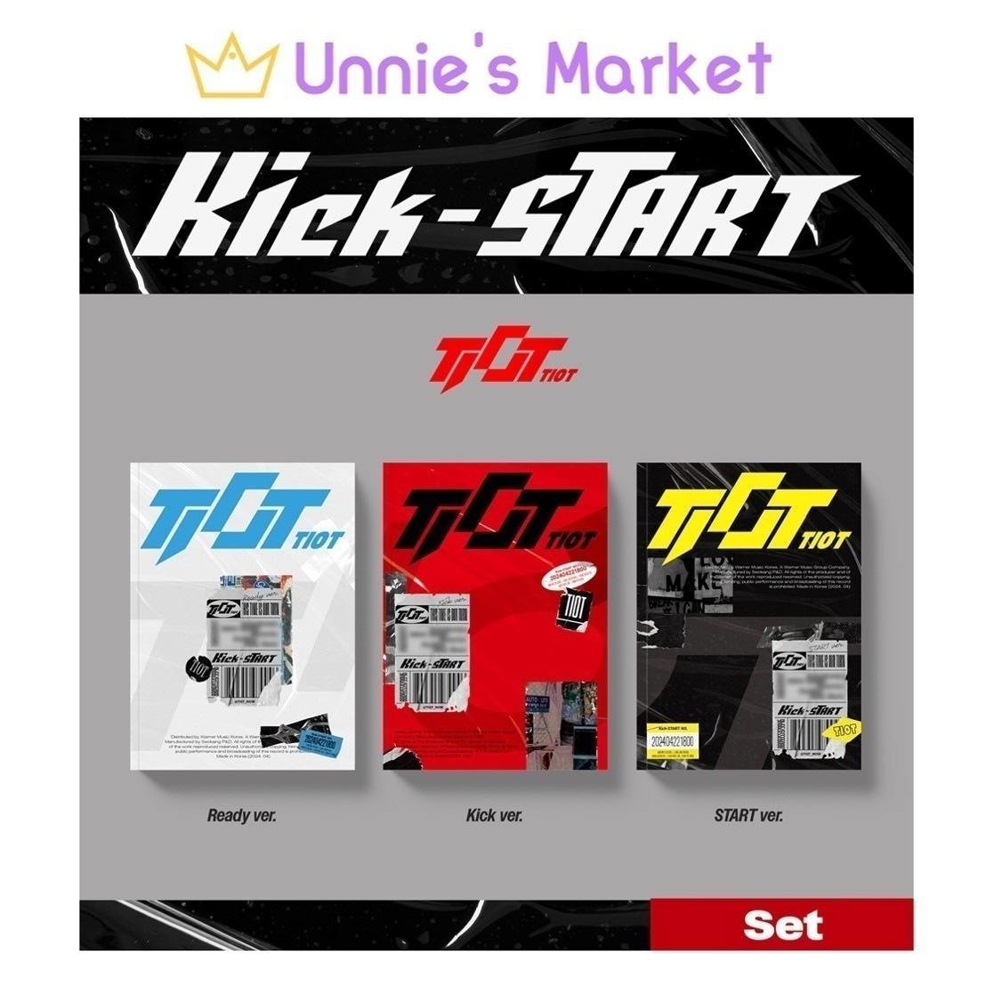[SET] TIOT - Kick-START (Ready ver., Kick ver., START ver.) 6,314円