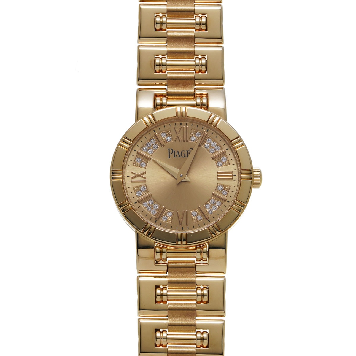 ピアジェ ダンサー 125周年記念 80563K81 ゴールド/サークルダイヤ レディース 腕時計 クォーツ 中古 銀蔵