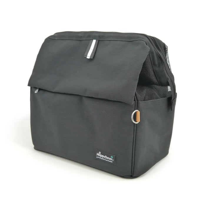 ペット用サステナブルリュックキャリー P-4981528833973 ブラック