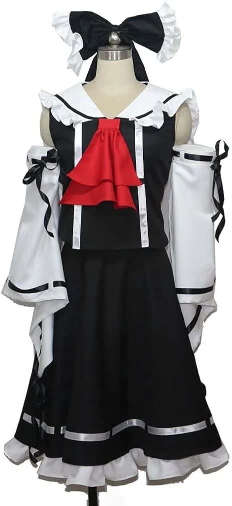 博麗霊夢 黒巫女服コスプレ衣装