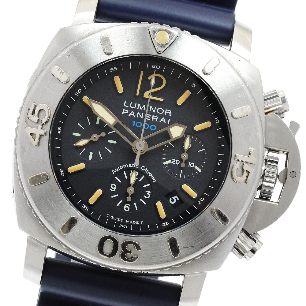 パネライ PANERAI PAM00187 サブマーシブルクロノ1000 デイト 限定1000本 自動巻き メンズ _916769【中古】