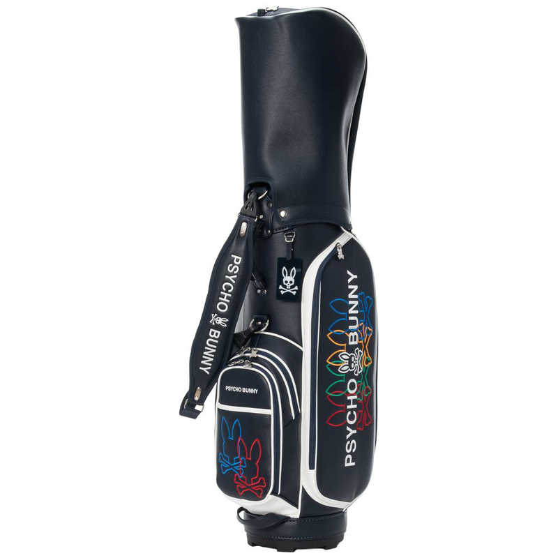 サイコバニー　ゴルフ用品 カートキャディバッグ LOGOART ［46インチ対応 / 5分割 / 4.0kg］ ネイビー　PBMG6AC5
